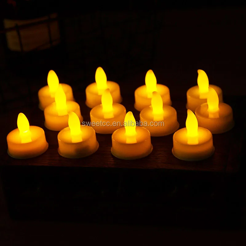 Christmas wholesales rechargeable mini electric dimmable flicker tealight led flameless wax candle light led candle