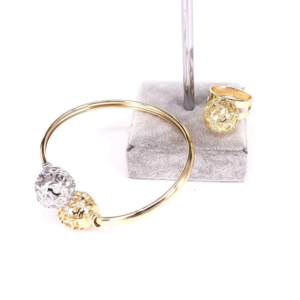 Wholesale Fashion Jewelry Bangle Ring Two Pieces of Set T0098