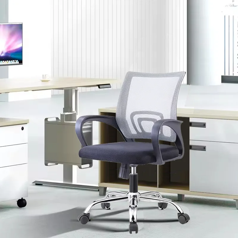 2022 Best Hot Sale Simple Swivel Cheap Computer Desk Chair Mesh Back Office Computer Desk Task Chair