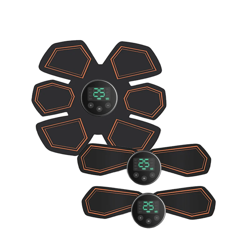 Muscle Trainer Intelligent Abs Stimulator Abdominal Abs Muscle Training Gear Muscle Toner Men Portable Fitness Workout Home