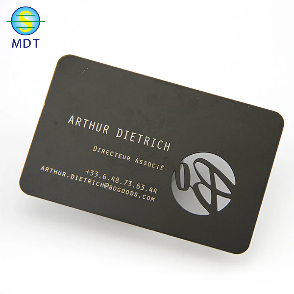 High quality engraving cheap metal cards