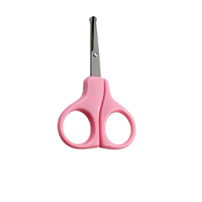 Wholesale Newborn Baby Safety Nail Clippers Scissors Cutter Round Head Baby Nail Scissors
