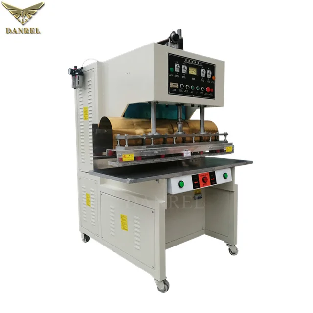 Semiautomatic 8KW Shuttle Tray Type High Frequency Welding Machine for PVC Coil Car Mats, Carpets Leather Pad DANREL DR-T8