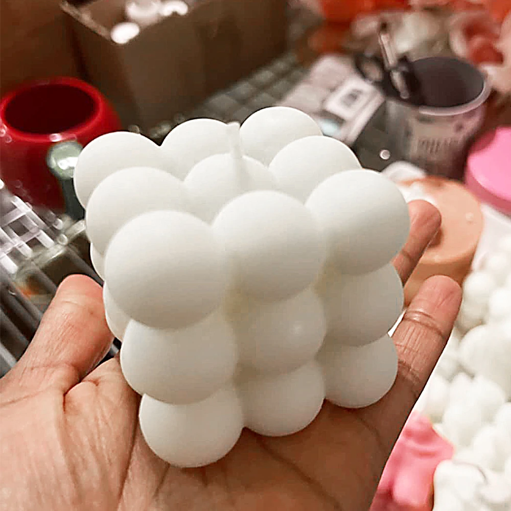3D Bubble Candle Making molds Silicone Unique DIY Candle Molds for Candle Making