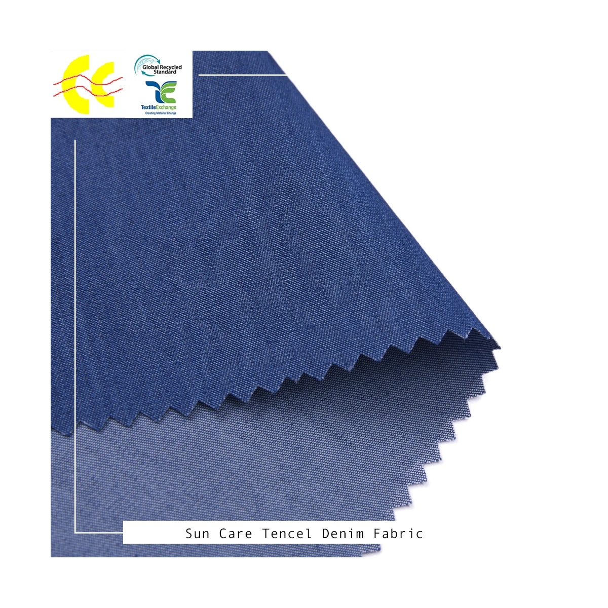 Best Selling Stock Service Comfortable Lyocell Nylon Belended Denim Fabric For Pants Dress Coat
