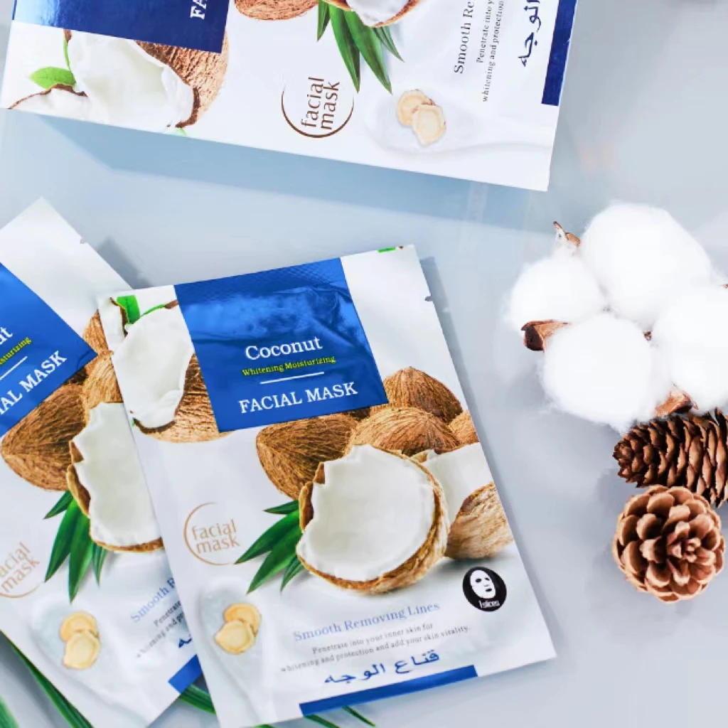 0.1mm  plain PP nonwoven fabrics Skin Mask Raw Biological Fiber Mask Totally Dry Coconut Bio Cellulose Sheet Facial Mask