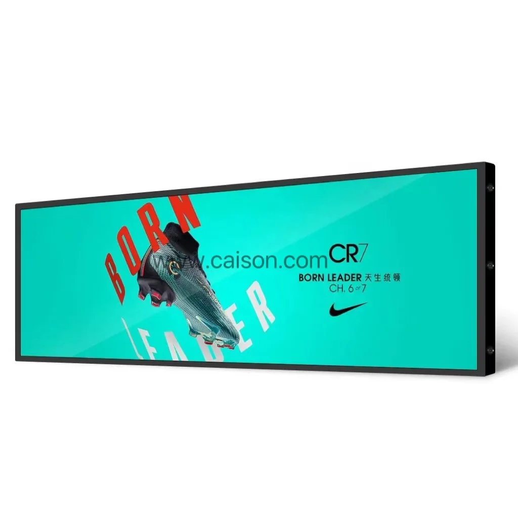 37 Inch LCD Stretch Strip Display Device DV370FBM-N10 Digital Signage and 1920 * 540 700 Cd/m²