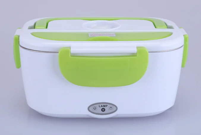 
Portable Stainless Steel Heating Container Food Warmer Food Heater Electric Lunch Box for Car and Home Used 
