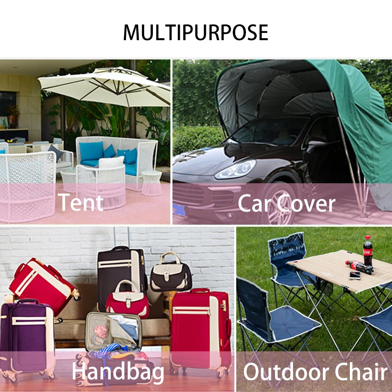 New Style 600d Polyester Fabrics Pvc Pu Coating Woven Waterproof Ripstop Oxford Fabric For Picnic Bag