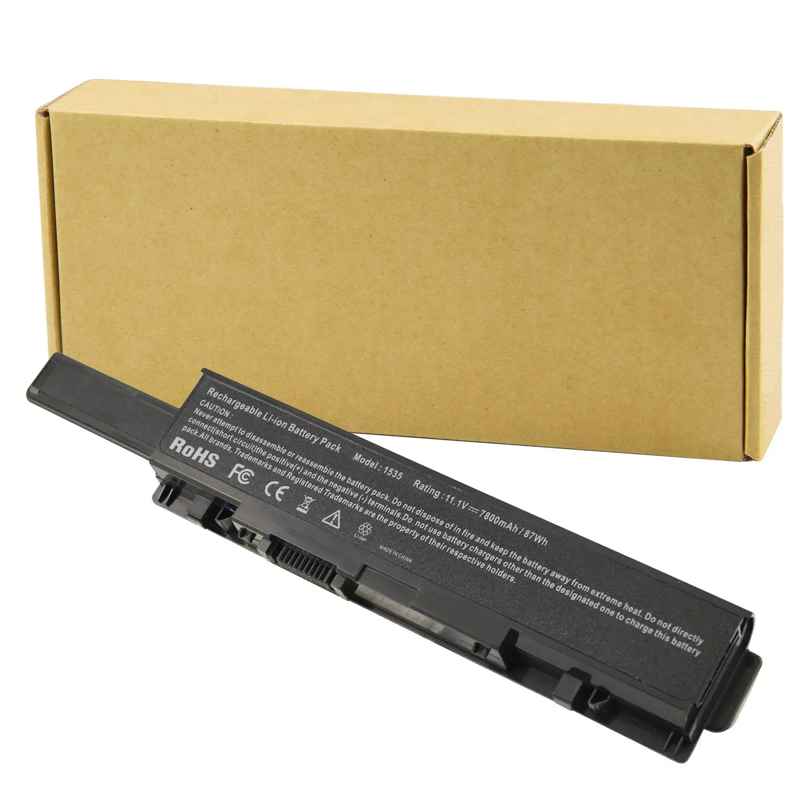 Replacement  9 Cell 7800mAh Laptop  Battery  M1535 for DELL Studio 1535 1536 1537 1555 1557 Series Laptop Battery