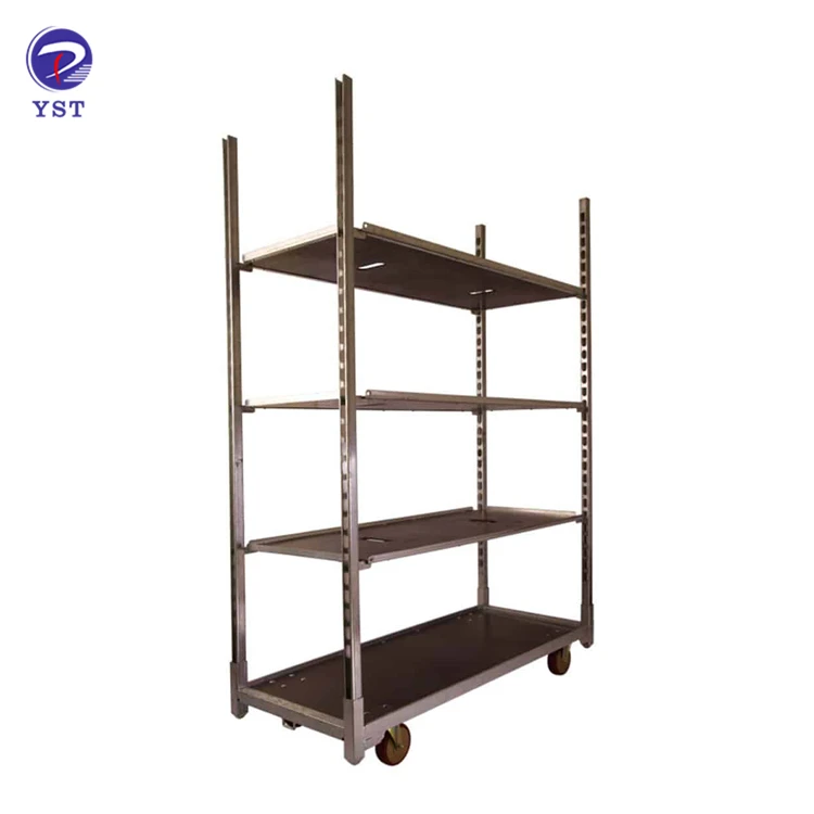 Maximize Space And Improve Logistics Customizable Trolly Shelf For Mushroom