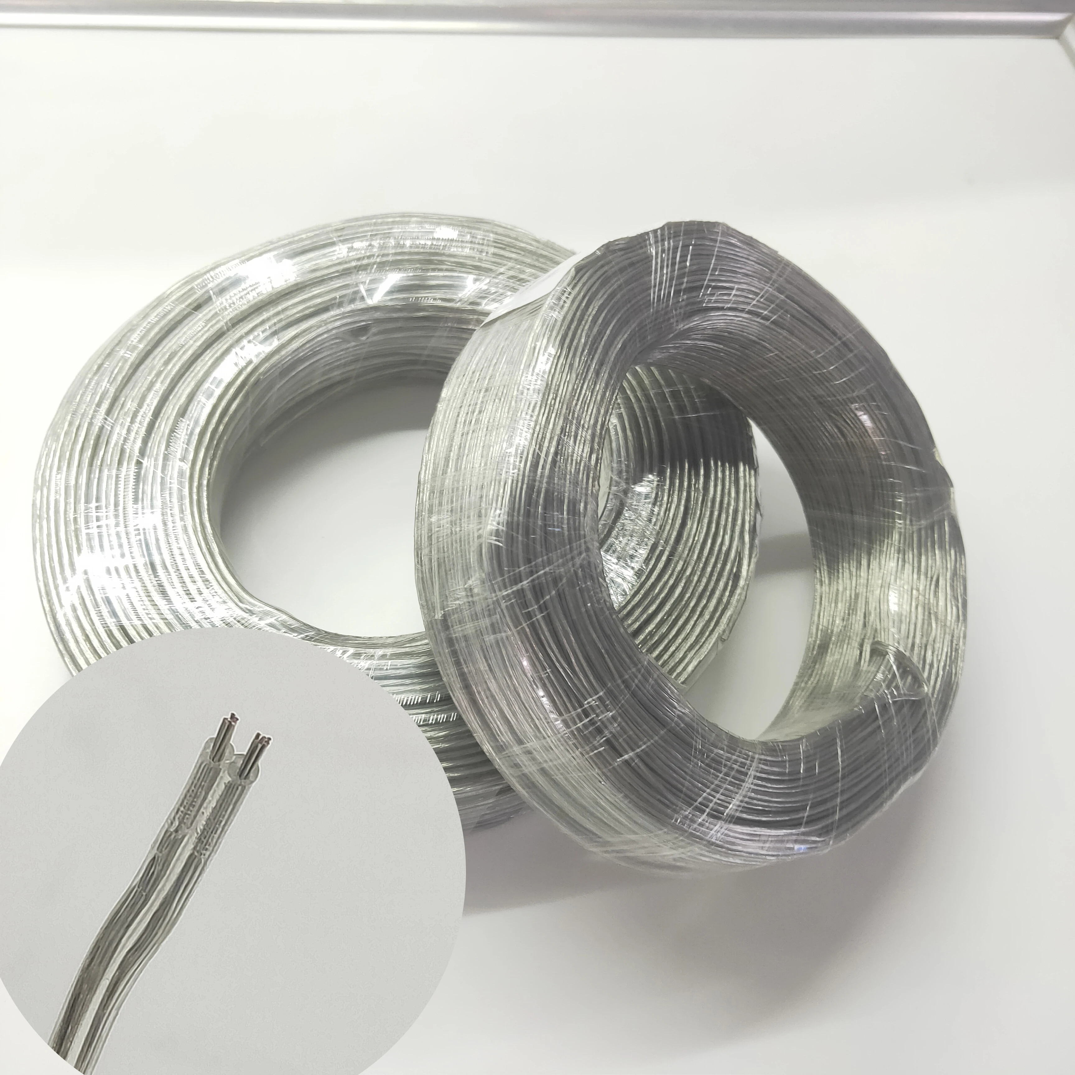 Various lengths transparent wires for LED neon strip flex light  connector accessories