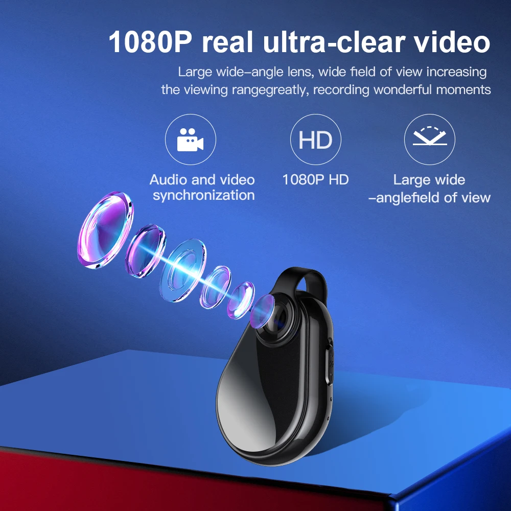 V2 Small CCTV Camera Wireless Hidden Night Vision Audio Video Recorder Motion Detection Spy Security Surveillance Mini Camera