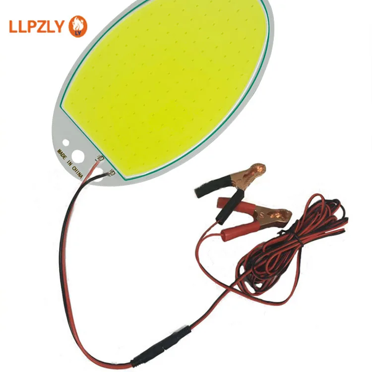 12V 50W 5000LM LED COB Chip Light Lamp Car Light Source 120X36mm 12v round cob led
