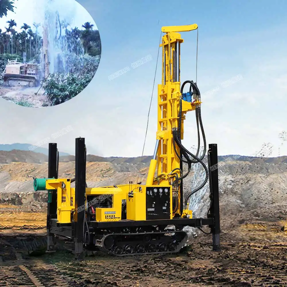 Hengwang HQZ220L портативная буровая установка буровой скважины для бурения скважин на воду