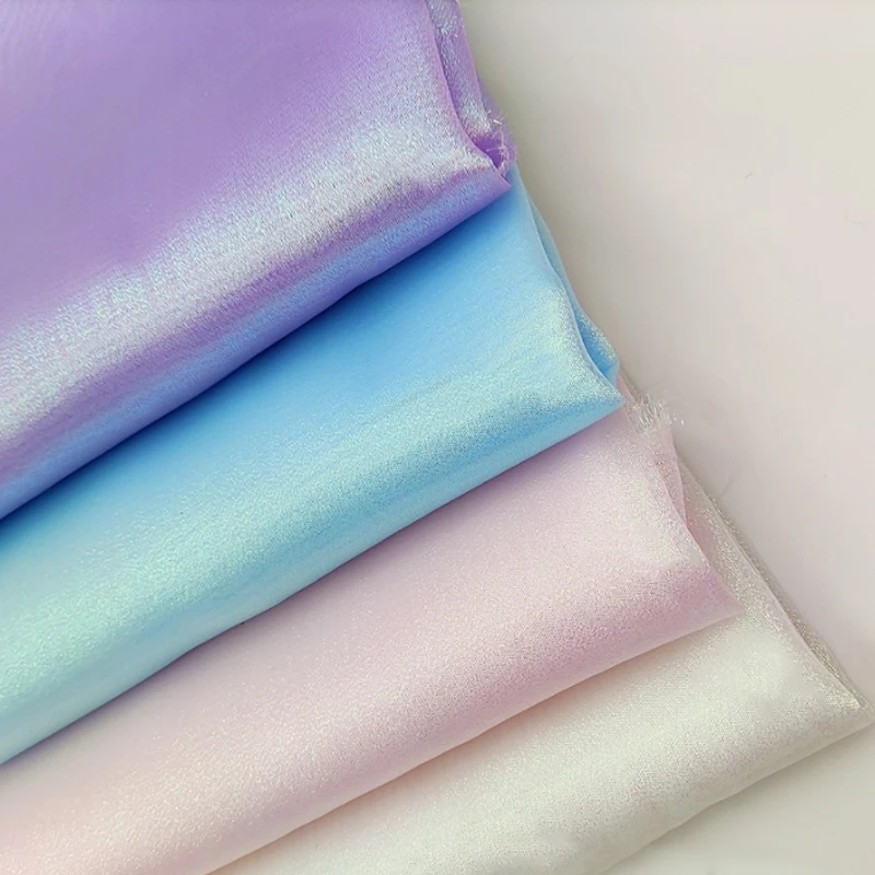 Polyester/Cotton Ombre Organza Fabric Wedding Fabric For Cloth Dress Decoration