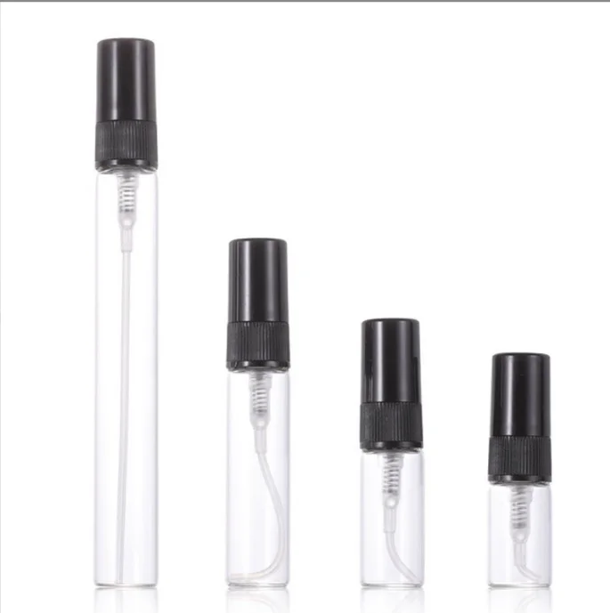 2ml 3ml 5ml 10ml hot selling small samples perfume glass spray bottle