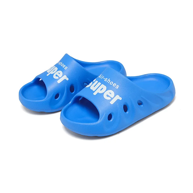 
2021 Latest popular Summer high quality EVA comfy slide colorful for kids thick bottom children anti-slip slides slippers 