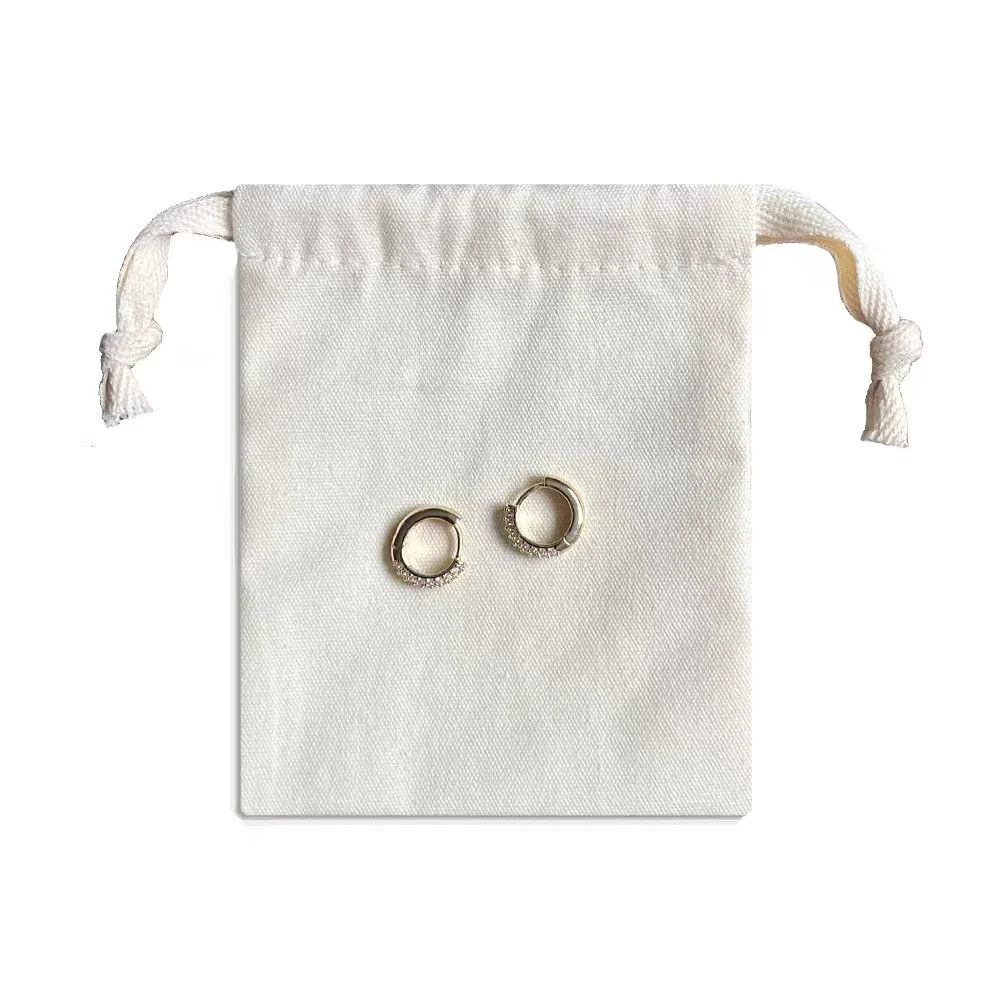 Hot sale High quality Wholesale organic cotton drawstring bags cotton muslin drawstring bags