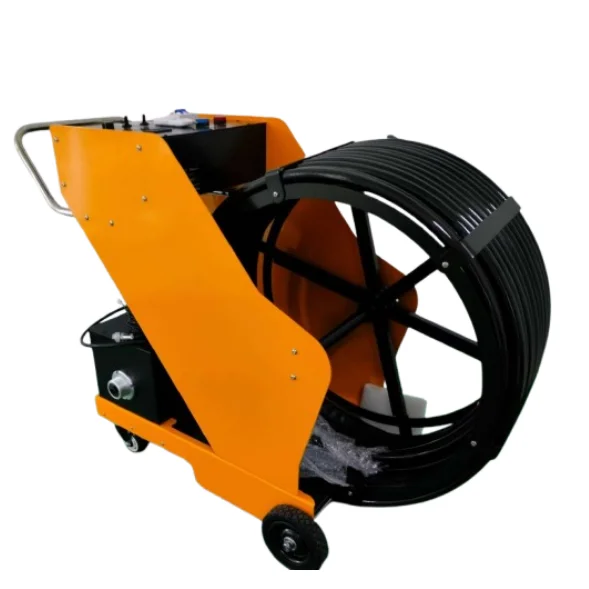 Portable 1500W kitchen duct cleaning machine with soft shaft