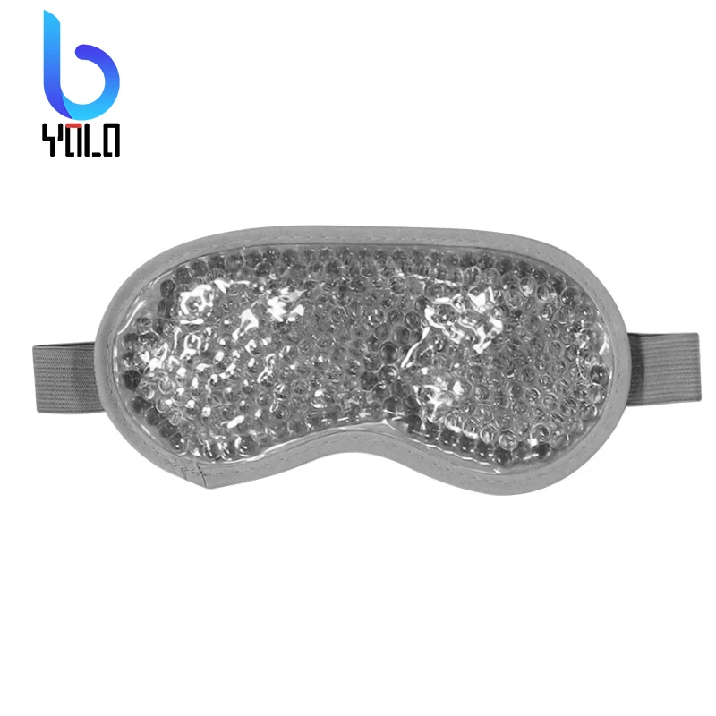 Soft fabric ice packs cool gel eyes cold sleep eye mask