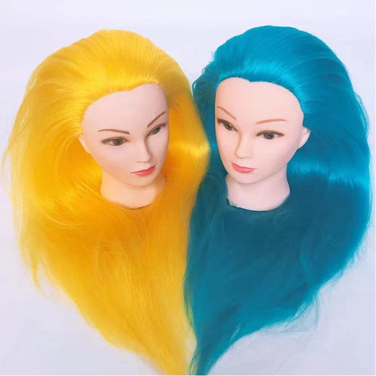 Wholesale Barber Practice Cutting Mannequin Head Training Head Manikin Cosmetology Doll Head For Hairdresser