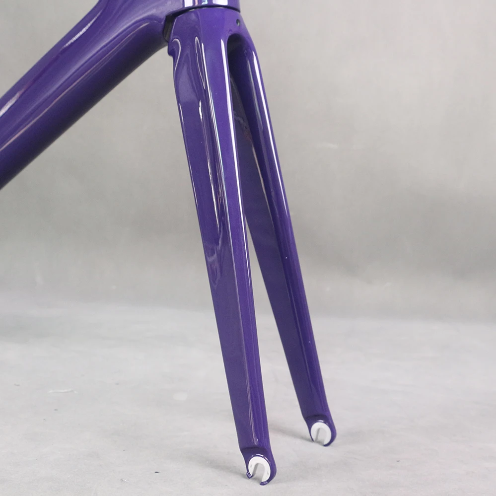 Carbon Fiber frame Track Bike aero track frame Single Speed Fixed Gear bicycle Frameset BSA 700*25C with FO032 YS3258-1 TR013