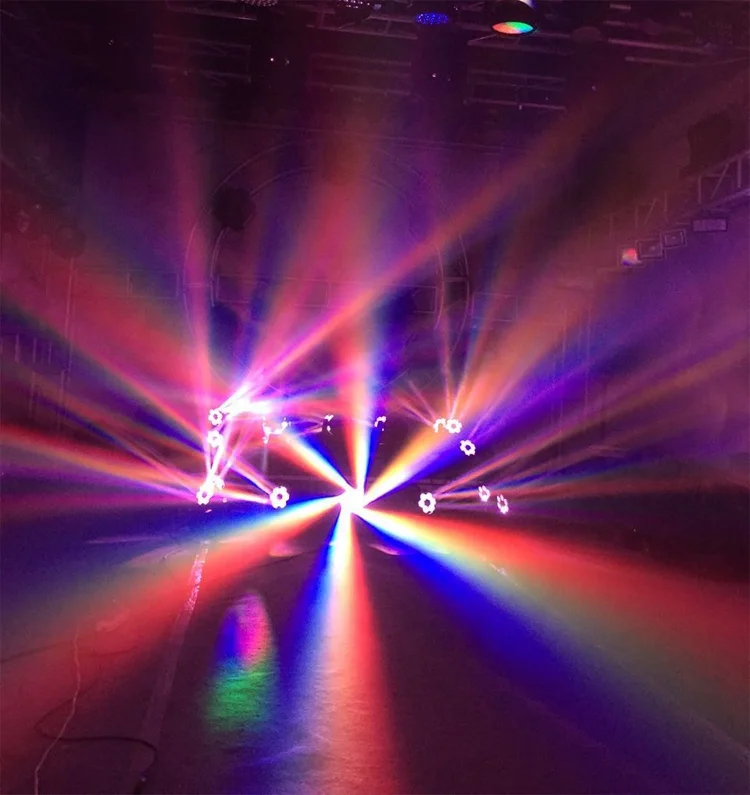 Dj lights  RGBW 4in1 6*12W  bee eye led moving head light