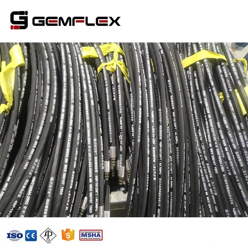 
High Pressure Flexible Synthetic Two Layer 2SN Hydraulic Hoses For Parker Crimp machine. 