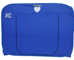 WZFQ Indoor Modular Emergency Evacuation Shelter with Foam Pad, Portable Pop Up Movable Refugee Cube Quarantine Tent