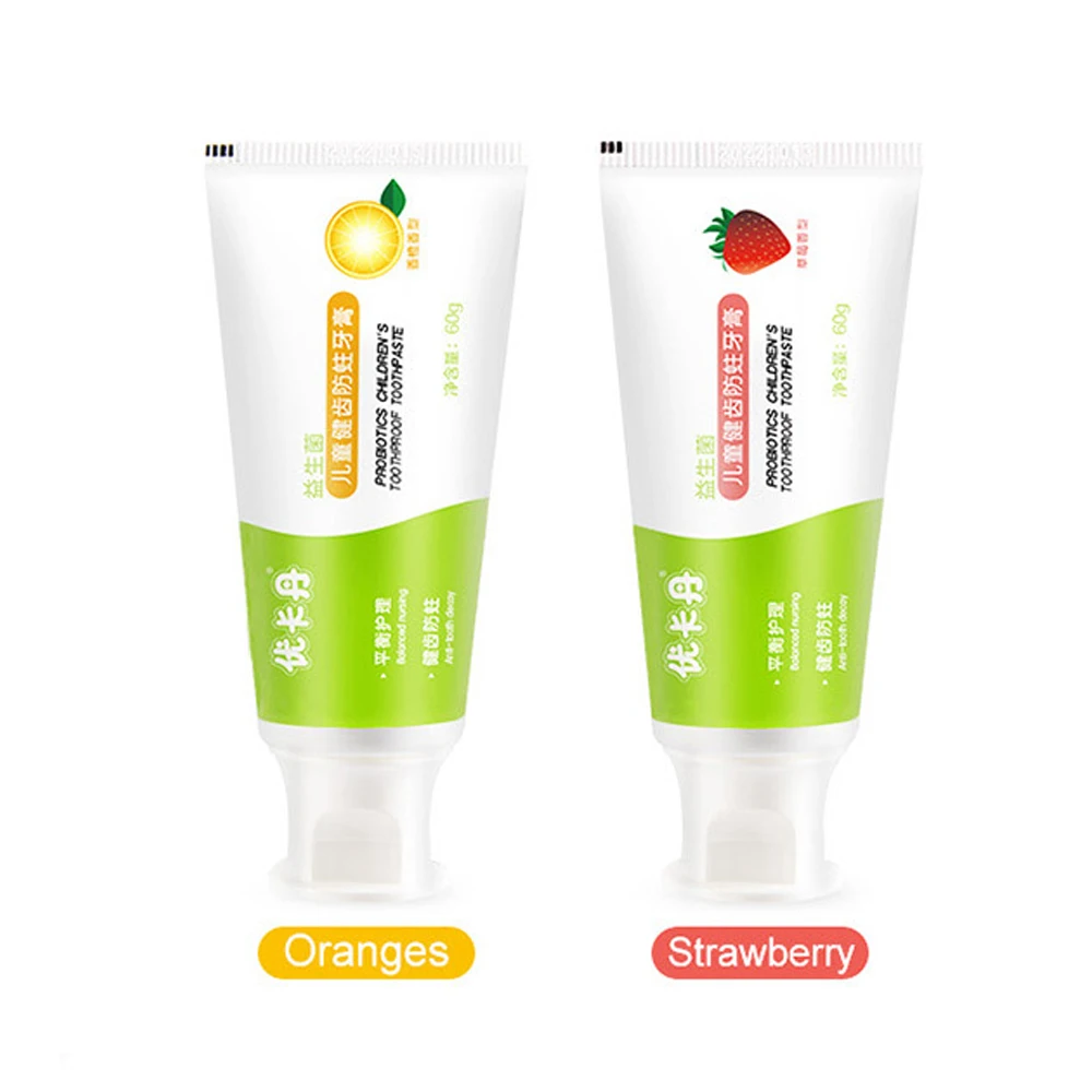 
YouKaDan New formula low flouride toothpaste children orange flavored anti sensitive kids toothpaste 