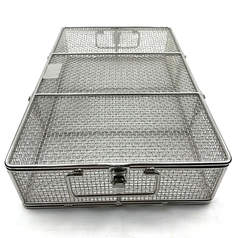electropolished stainless steel wire mesh baskets with lids