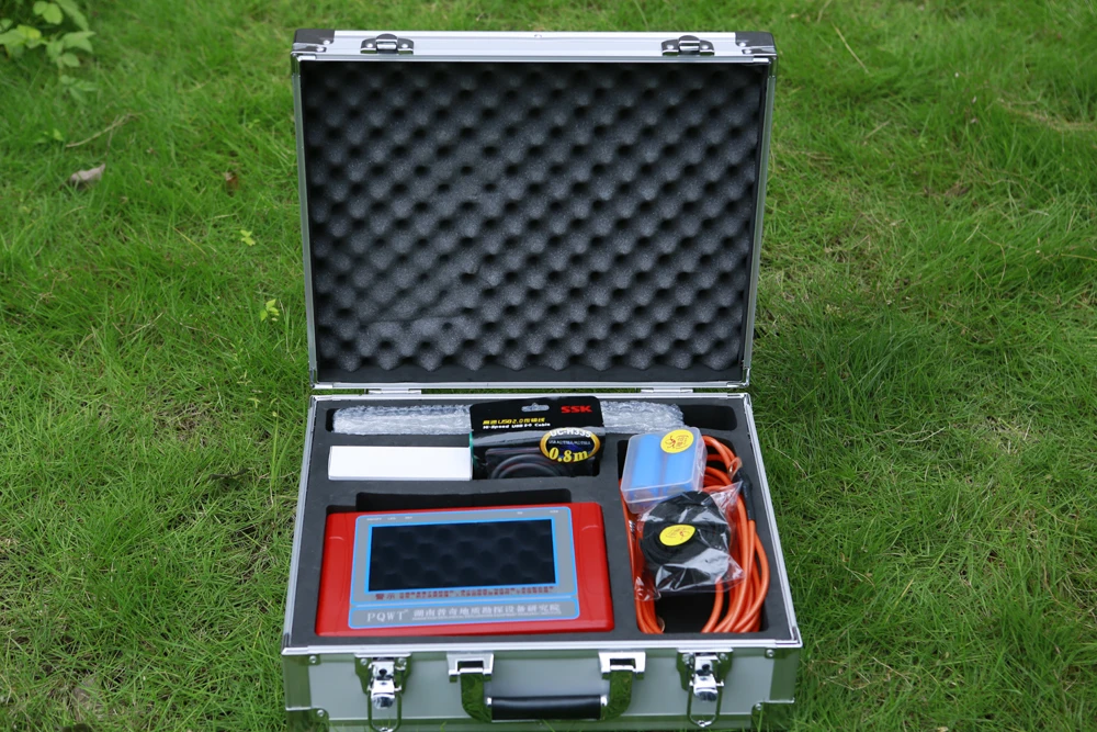 PQWT portable underground water detector water borehole drilling China supplier metal detectors underground water detector price