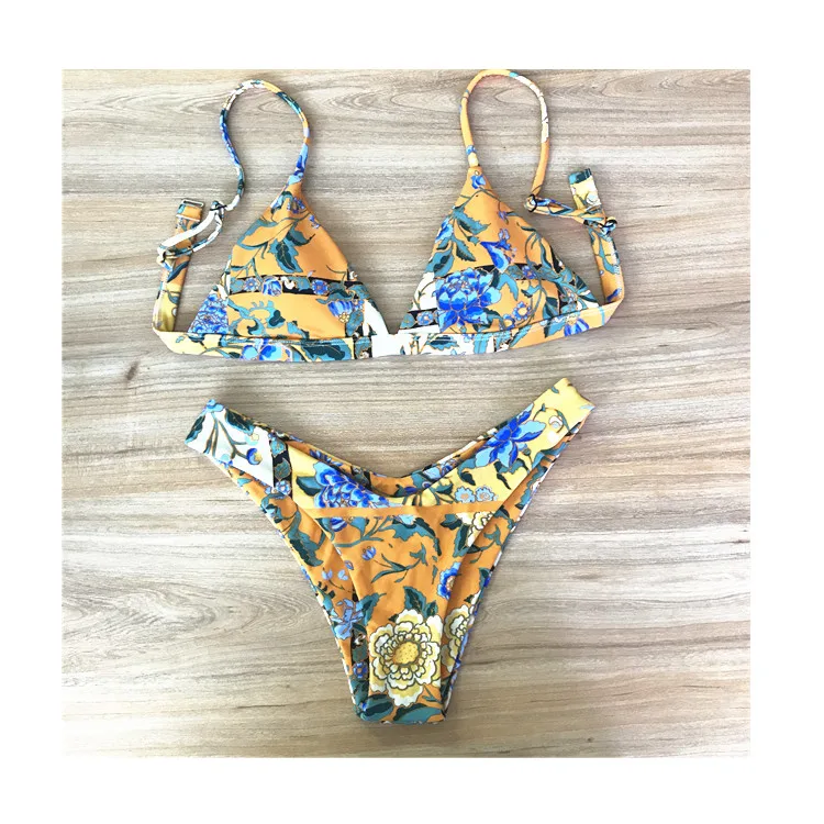 Cikini 2021 Swimwear Women Bandage Thong Brazilian Bikini