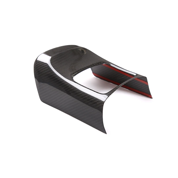 For Toyota GR Supra A90 2019-2022 Real Carbon Fiber Interior Accessories Car Rear Storage Box Decoration Frame Panel Cover