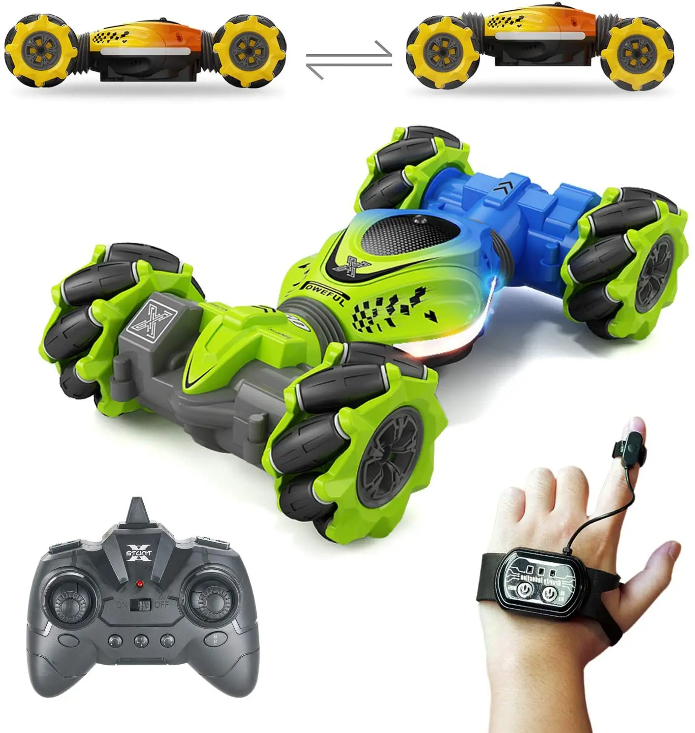2022 New Mini Remote control car Stunt twist car gesture sensing toy car Remote control toy four-wheel drive suv
