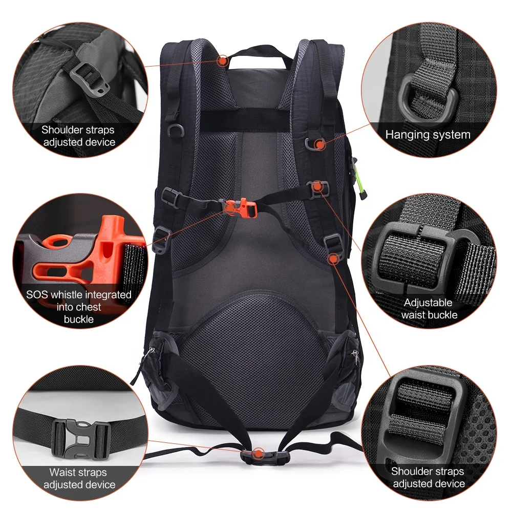 
Aoking storage external frame camping sport bagpack outdoor travelling hiking backpack mountain hiking bag 