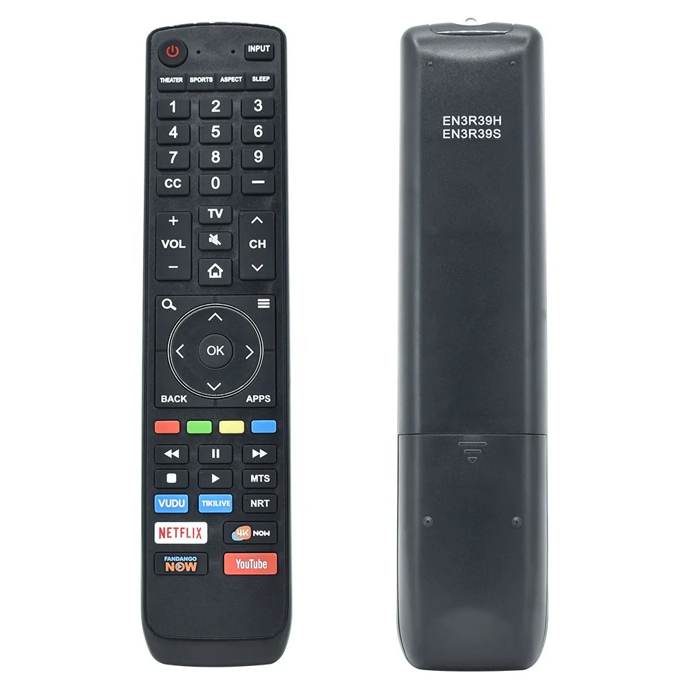New EN3R39H EN3R39S Remote Control use for Hisense TV with 6 APP Keyboard VUDU YouTube
