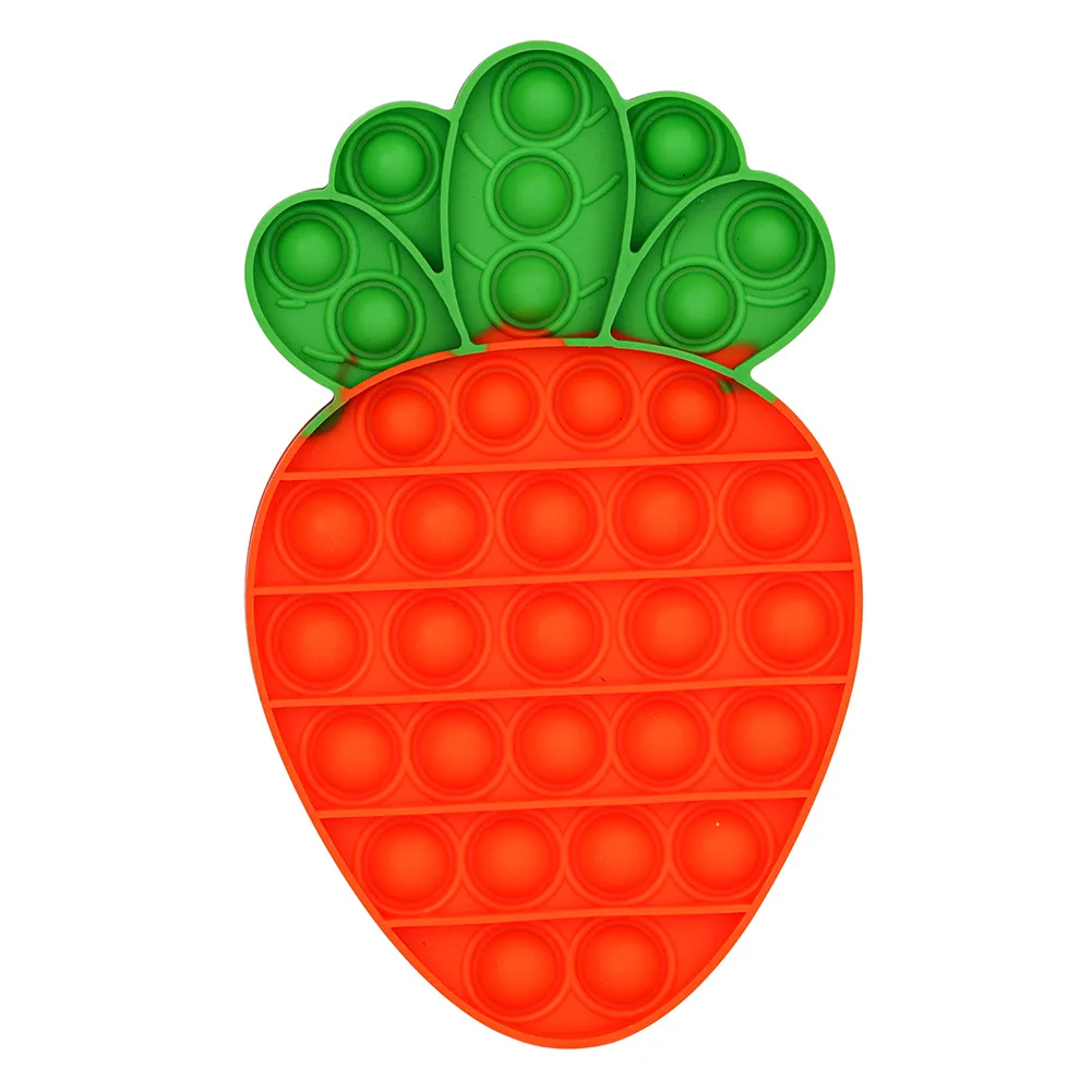 Pressing Bubble Toy Push Pop Up Fruits Shape Fidget Toys Antistress Increase Stress Reliever