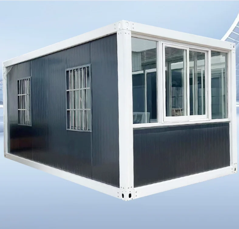 Быстрая сборка 40 и 20 футов огнестойкая Временная офисная комната сборный Съемный Стальной контейнерный дом