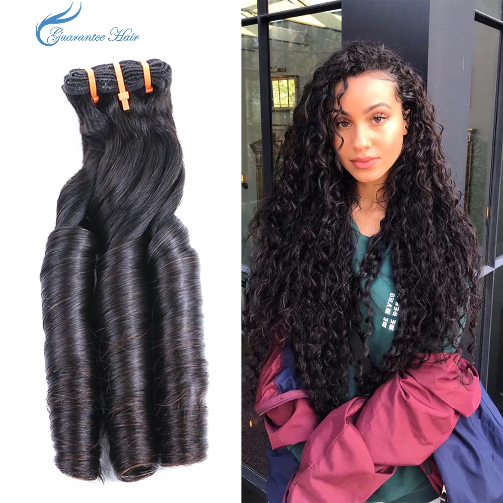 malaysian hair spring curly super double drawn hair removal machine human hair weave