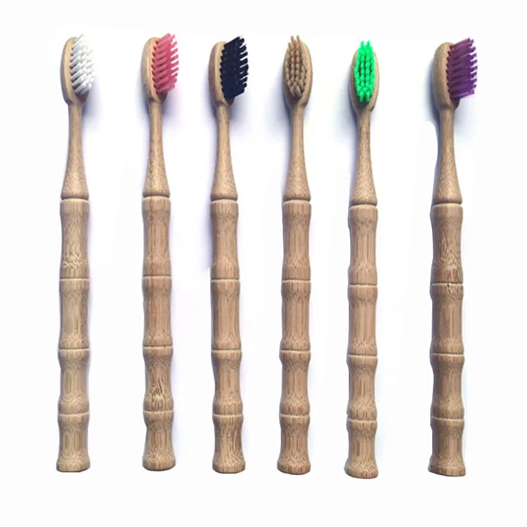 High Quality Travel Organic Long Handle Travel Toothbrush Travel Bamboo Toothbrush