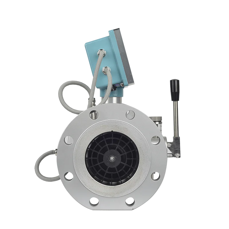 DN25 small size battery power 24VDC natural gas turbine flow meter factory for gas trading