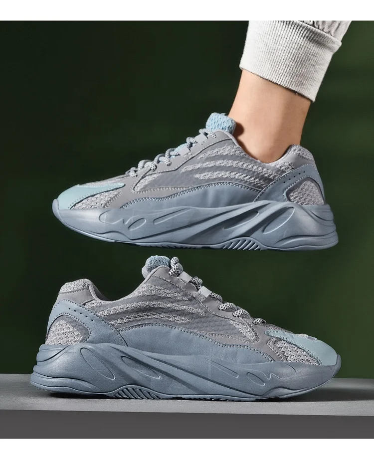  Флуоресцентные кроссовки Yeezy 700 V2 для мужчин и женщин спортивная обувь бега большие размеры США 13 ЕС