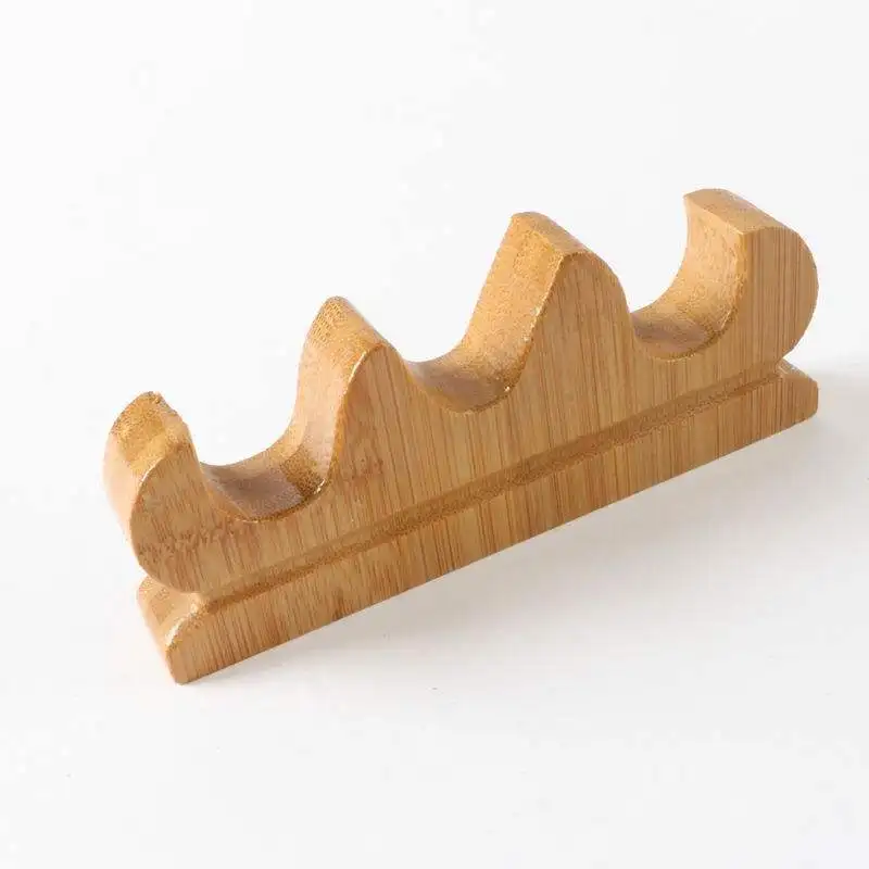 Classic Chinese Writing Brush Rest Stand Wooden Calligraphy Brush Holder for Beginning Calligraphy Practice Painting