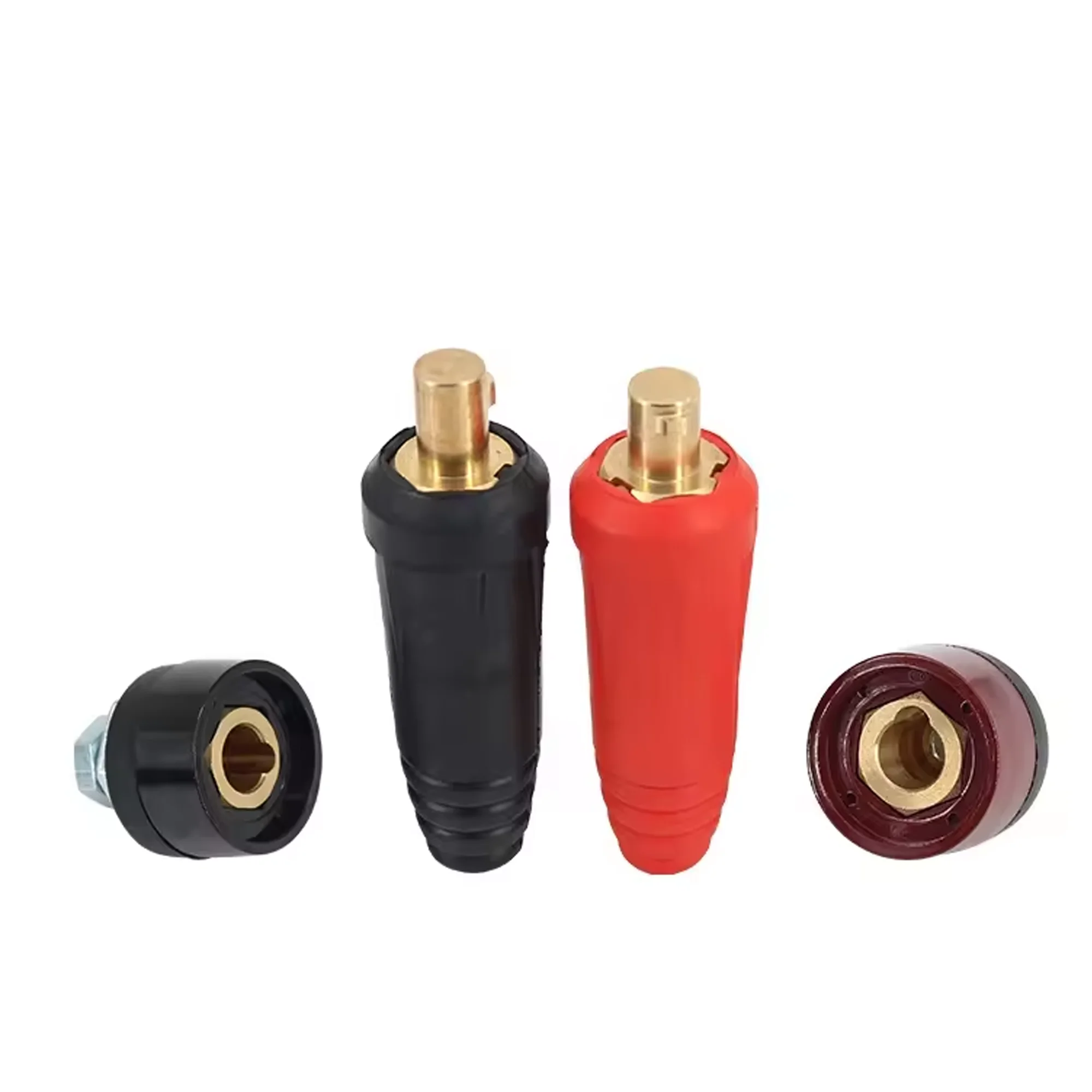 ESSEN TIG Welding Cable Panel Connector Quick Plug and Socket BLACK RED DKJ35-50 Dinse Dinze Quick Fitting Male and Female