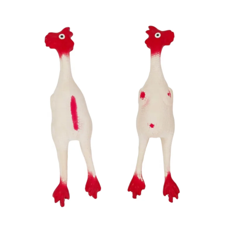 Hot selling Latex dog toy chicken Eco Friendly Squeaky Rubber Latex pet toys for dogs chew play