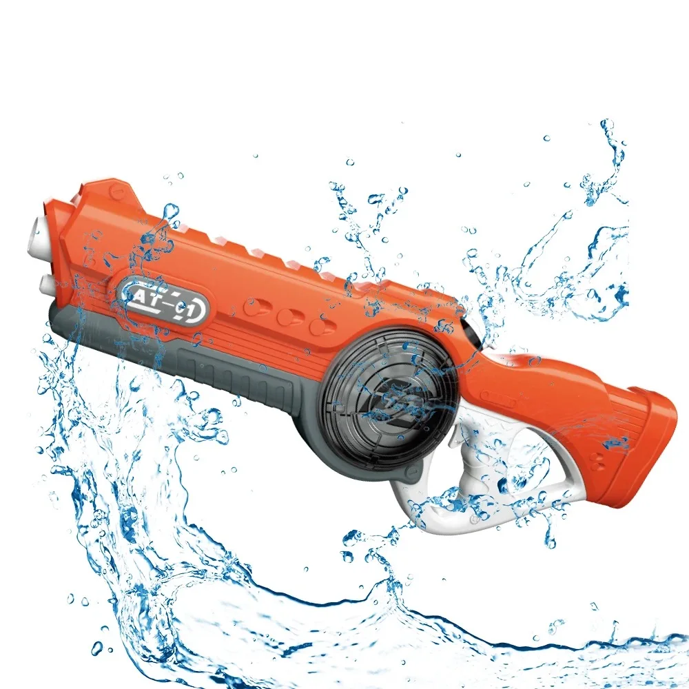 Kids Water Gun Toy With LED Water Spray Gun 800ml Large Capacity Colored Box Plastic Unisex Electronic Toy Toys For Boys Plastic