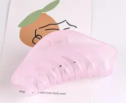 Заколки для волос с акриловыми бабочками, японский и корейский зажим, цветные полукруглые большие матовые украшения, аксессуары, женские зажимы для волос