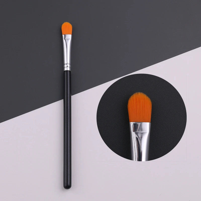 IPRESTA zoreya 1 piece Private Label Makeup crease Brush Orange Hair Synthetic Hair single eye brush blending Cosmetic tools